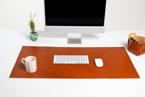 แผ่นรองโต๊ะทำงานหนังแท้หรูหราพื้นผิวการเขียนแบบมืออาชีพกันฝุ่นเป็นมิตรกับสิ่งแวดล้อม LMD-0053ป้องกันที่ทนทาน - Product Image 6