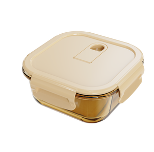 Airtight Glass Food Storage Container <b>Set</b> with Lid Leakproof <b>Lunch</b> Box Borosilicate Glass Meal Prep Container BPA Free - Product Image 2