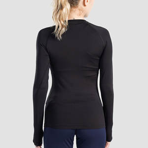 Chemise de Compression Athlétique Femmes Chemise de Compression T-Shirt Manches Longues Fitness Running Polyester Spandex Chemise - Product Image 5