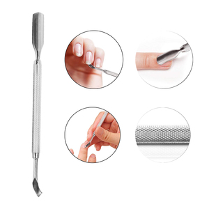 Cuticle Pusher with Polish <b>Remover</b> Stainless Steel Durable Nail Tools Kit for Fingernails and Toenails by Bahasa Pro - Product Image 5
