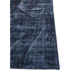 Tapis en laine noués à la main grande surface Provenance Pae-3915, design patchwork gris et noir pour la décoration de la maison, du salon et du couloir - Product Image 4