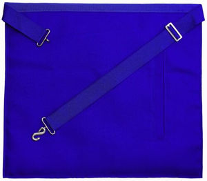 Past Master Blue Lodge Delantal Plata Bordado hecho a mano Masonic Regalia Past Master Delantal Master Precio de fábrica principal - Product Image 3