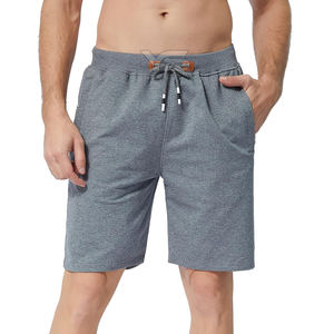 <b>Men's</b> Casual Mid Waist Hot <b>Shorts</b> 100% Cotton Solid Pattern <b>Knee</b> <b>Length</b> with Drawstring Closure Anti-Wrinkle Plain Dyed - Product Image 4