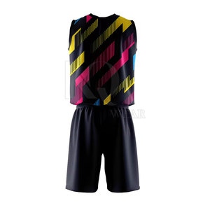 Ensemble d'uniformes de volley-ball de qualité supérieure, 100 % polyester, matière durable, respirant, léger, maillot et short, design personnalisé - Product Image 6