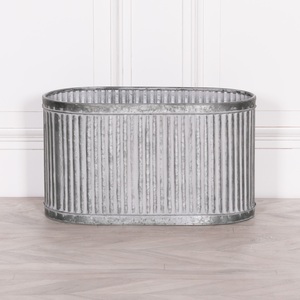 Jardinera de metal texturizado para decoración del hogar en el mejor precio de la India - Product Image 2