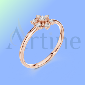 แหวนอินฟินิตี้18K สำหรับความรักเครื่องประดับงานหมั้น - Product Image 1