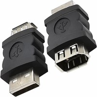Convertisseur adaptateur IEEE 1394 6 broches vers USB avec gaine en PVC FireWire pour imprimantes appareils photo numériques scanners microphones haut-parleurs