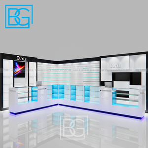 Độc đáo tùy chỉnh đầy đủ tầm nhìn Showcase khói cửa hàng trang trí bán buôn dispentary cửa hàng đồ đạc Showcase khói cửa hàng hiển thị - Product Image 2