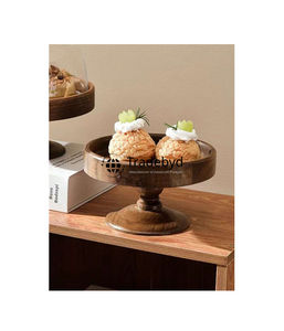Présentoir à gâteaux décoratif en bois naturel pour cupcakes pâtisseries dessert servant maison et événements Tradebyd - Product Image 6