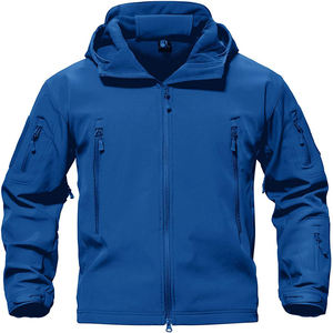 Chaqueta Táctica de Softshell para Hombre, con Logotipo Personalizado, Cortavientos, con Capucha, Impermeable, de Forro Polar, para Senderismo, Invierno - Product Image 1