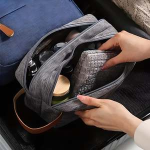 Jethro Modern Men's Bathroom <b>Storage</b> Bag Large Capacity Oxford Fabric Waterproof <b>Toiletries</b> Organizer - Product Image 5