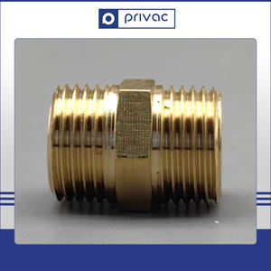 Raccord fileté de mamelon en laiton de la meilleure qualité du fournisseur de confiance pour des applications industrielles de tuyau - Product Image 3