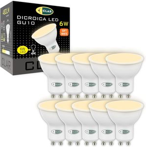Lampadina a LED CLAR - GU10 6W 9W, luce ad alta efficienza energetica per faretti e apparecchi Spot da incasso, illuminazione interna - Product Image 1