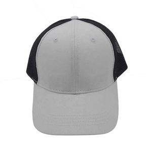El más nuevo sombrero Unisex de malla de 5 paneles personalizado con hebilla de plástico ajustable gorra de béisbol con bordado Diseño de Gorras en blanco - Product Image 4