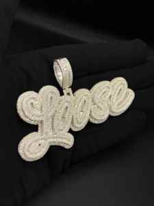 Colgante de Acero Inoxidable Personalizado con Circonitas y Cadena, Estilo Hip Hop, Collar con Colgante de Patineta Iced Out - Product Image 4