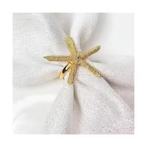 Magnifique anneau de serviette en métal pour restaurant occidental, table de mariage - Product Image 3