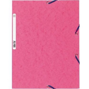 Exacompta Fuchsia DIN <b>A4</b> 400g/m Colorspankarton File <b>Folder</b> Sammelmappe - Product Image 1