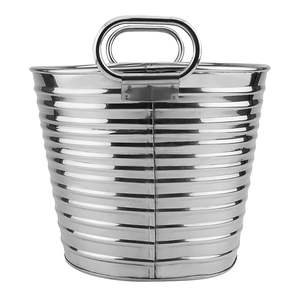 Bulk Round Stainless Steel <b>Ice</b> <b>Bucket</b> Beverage Tub Wine Chiller Heavy-Duty Party <b>Drink</b> Cooler for Wholesale Catering & Event Use - Product Image 3