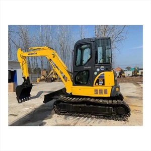 Excavatrice Komatsu japonaise PC55MR Machine hydraulique électrique Mini petite ensacheuse sur chenilles Mini excavatrices - Product Image 1