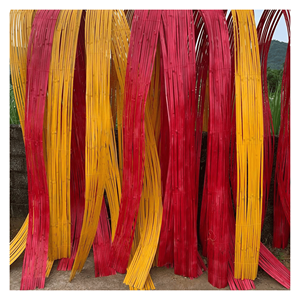 Tiras de Bambú de Colores, Tiras de Bambú Tejidas de Colores para Decoración de Interiores, Arte Mural y Talleres de Artesanía, Origen Vietnam - Product Image 1