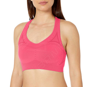 Logo personnalisé décontracté grande taille femmes bretelles sans couture soutien élevé Yoga sport soutien-gorge solide réglable été Gym Outwork - Product Image 1