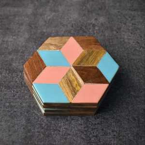 ที่รองแก้วแบบฝังลายดอกไม้สำหรับเครื่องใช้บนโต๊ะอาหารที่ทำด้วยมือจากเปลือกหอยมุกใช้ในบ้านเสื่อและแผ่นรองแก้วกาแฟ - Product Image 3