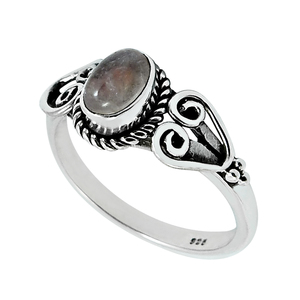 Cadeau délicat pour elle Bague de créateur de forme ovale en argent sterling 925 avec pierre précieuse en quartz rose naturel Prix de gros Fournisseurs en vrac - Product Image 5