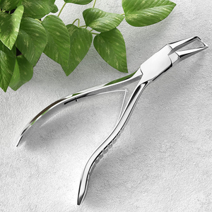 Super Hair Extension Plier 5,5 Inch Hair Styling Plier con bolsa Hair Extension Plier Mango curvo Acabado de espejo - Product Image 5