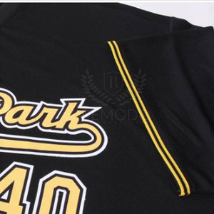Maillot de baseball respirant de qualité supérieure, séchage rapide, vêtements de sport, couleurs et logo personnalisables, nouveauté très vendue, 100% polyester - Product Image 5