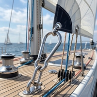 Karabinerhaken in Allen Größen aus 316 Edelstahl in Marinequalität für Boot- und Yachtzubehör