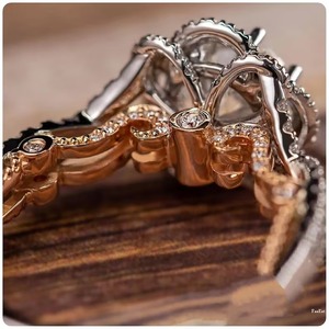 Anillo de compromiso de plata de ley moissanita blanca, regalo de cumpleaños de boda personalizado y otras joyas de diamantes, colgante de Hip Hop - Product Image 3