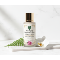 Soin Anti-Âge et Raffermissant 50ml à la Formule Naturelle pour le Visage et le Décolleté, Étiquette Privée OEM, Produit de Soin du Cou à la Moringa Rouge d'Italie