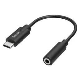 Adaptateur USB-C vers prise jack 3,5 mm pour ordinateur, noir, 00200318, connecteurs et accessoires pour ordinateur - Product Image 1
