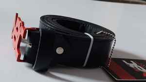 Ceintures en cuir véritable de couleur personnalisée en gros avec boucles Ceinture en cuir véritable personnalisable - Product Image 2