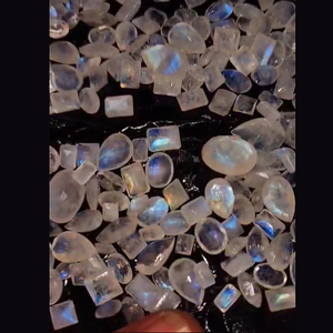 Alto 282 Uds piedra lunar arcoíris Natural 362cts Lote 7x5mm 8x6mm 9x7mm 10x8mm Oval Marquesa rectángulo pera faceta blanco Iroc ventas - Product Image 5