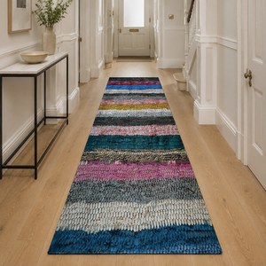 Tapis de salon en chenille gris anthracite traditionnel anatolien imprimé numériquement, lavable en machine, antidérapant - RUGS DEPOT LXDP-0019 (vente en gros) - Product Image 5