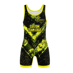 Combinaison de lutte professionnelle personnalisée en gros OEM ODM Sublimation pour jeunes - Product Image 2