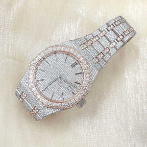 Luxury <b>Men's</b> Sport <b>Watch</b> With Moissanite Diamond Chronograph Multifunction Stylish Durable Elegant Modern Timepiece Design - Product Image 4