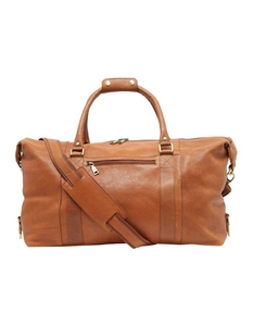 Bolsa de lona de cuero de gran capacidad para hombre, bolsa de viaje de fin de semana personalizada a la moda para gimnasio, deportes, Golf, lujo durante la noche con Oem - Product Image 1