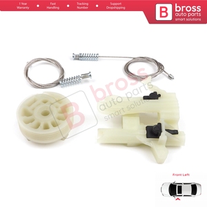 BWR5231ชุดซ่อมกระจกหน้าต่างไฟฟ้าด้านหน้าซ้ายสำหรับ500 2007ประตู2/3แฮทช์แบ็คคาบริโอเปิดประทุน68070267AD - Product Image 3