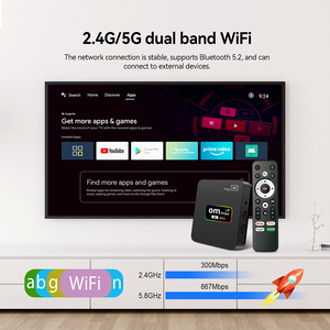 2025 tốt nhất chi phí-hiệu quả TV Box Om Max Amlogic s905l3 Android 9 TVBOX 2.4G 5G Wifi BT 4k phương tiện truyền thông máy nghe nhạc thông minh Set <span class=keywords><strong>Top</strong></span> Box OEM - Product Image 3