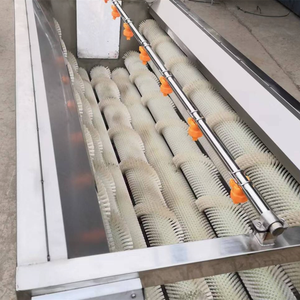 Moteur commercial entièrement automatique de machine d'épluchage de lavage de soja de maïs de fruit de catégorie comestible pour l'usine de transformation de légumes - Product Image 3