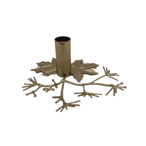 Vela de lujo para decoración del hogar, soporte de vela de hierro de Metal de Color Beige Para Boda y Navidad, iluminación de mesa hecha a mano a granel - Product Image 2