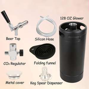 Mini-fût portable en acier inoxydable pressurisé avec robinet pour brassage artisanal <span class=keywords><strong>à</strong></span> domicile - Product Image 3