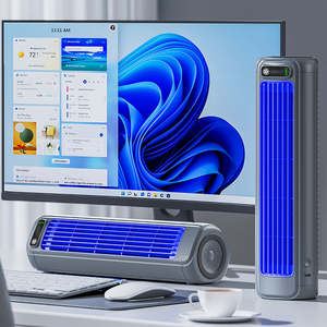 Portable Rechargeable Personal Air Cooler with 2000mAh Battery Low Noise Energy Saving Humidifier for Garage Made of Plastic - Product Image 1