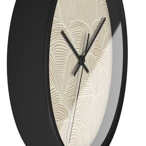 Reloj de pared de madera Beige minimalista estético y diseño elegante decoración de madera neutra para el hogar Reloj de pared moderno reloj de pared Metal moderno - Product Image 6