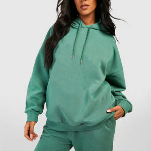 Conjunto de dos piezas de chándal informal con logotipo personalizado OEM, Sudadera con capucha en blanco y chándal de salón para mujer, conjunto de dos piezas para mujer, pantalones de chándal para correr - Product Image 4