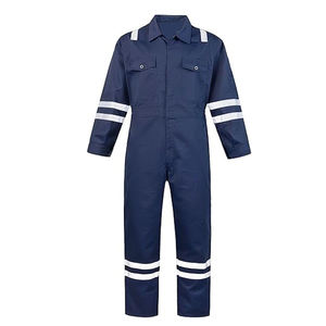 Uniforme de sécurité en polaire doux et chaud de conception de base vêtements de travail de construction uniforme de travail vêtements de protection de sécurité pour hommes - Product Image 1