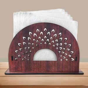 Porte-serviettes en bois en gros pour la maison, l'hôtel ou le restaurant, support de serviettes décoratif élégant pour la table - Product Image 1