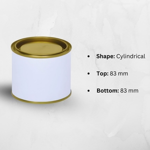 Lata Cilíndrica de Hojalata con Acabado Mate Industrial para Pintura y Uso Químico - Product Image 2